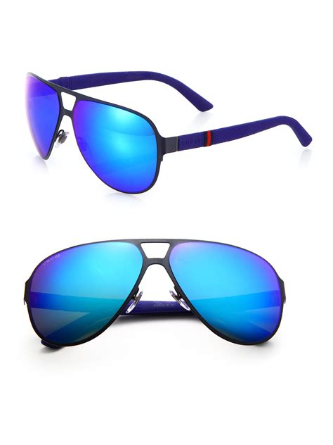 gucci sunglasses blue navy|Gucci sunglasses polarized.